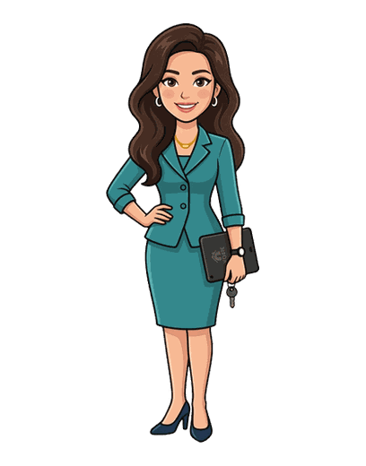 Realtor Glam mascot