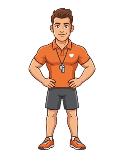 Fitness Coach mascot