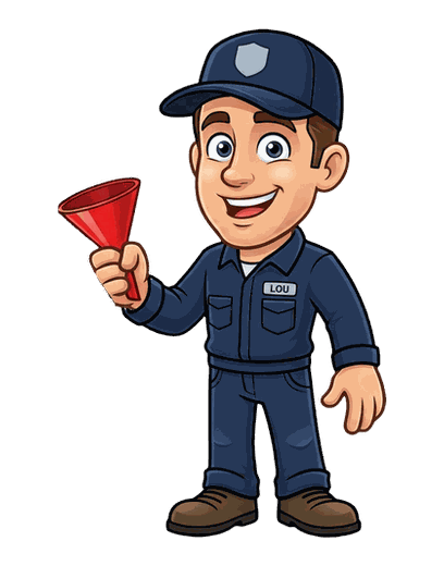 Oil Change Tech mascot
