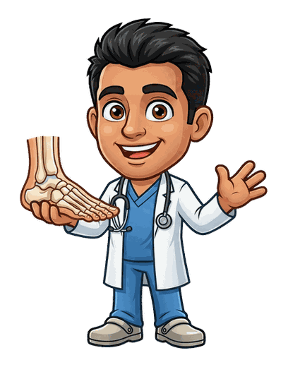 Podiatrist mascot