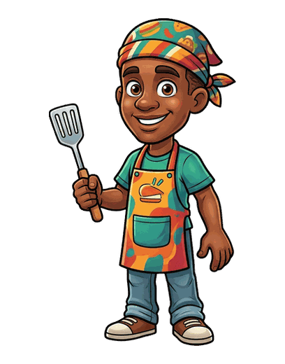 Food Truck Cook mascot