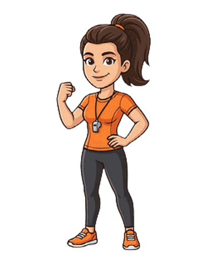 Fitness Coach mascot