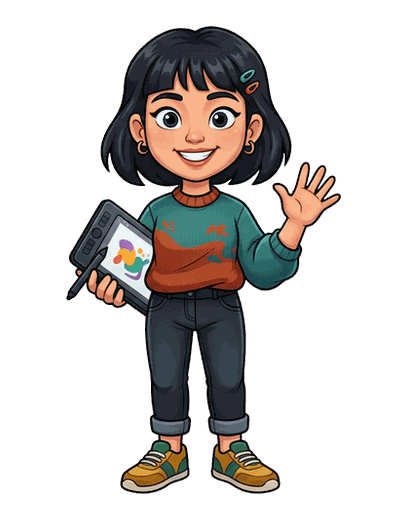 Graphic Designer mascot