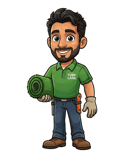 Turf Installer mascot