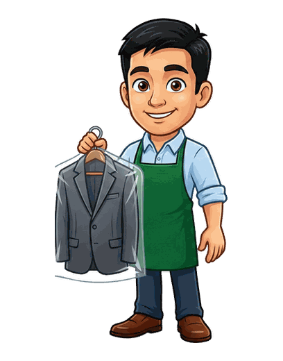Dry Cleaner mascot