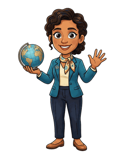 Travel Agent mascot