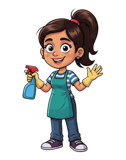 House Cleaner mascot
