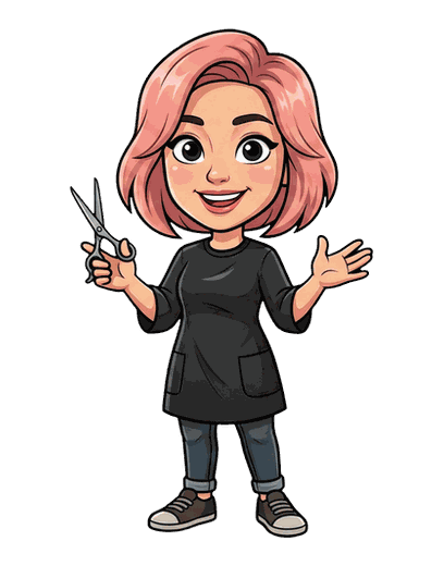 Hair Stylist mascot