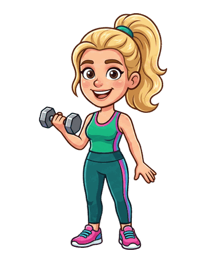 Fitness Coach mascot