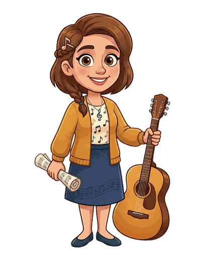 Music Teacher mascot