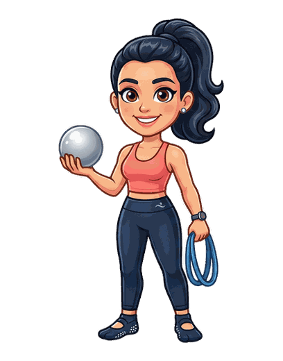 Pilates Instructor mascot