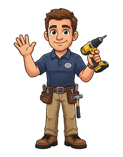 Awning Installer mascot