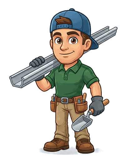 Gutter Installer mascot