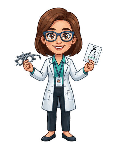 Optometrist mascot