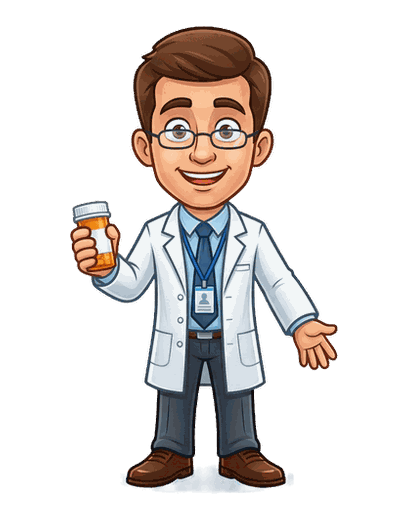 Pharmacist mascot