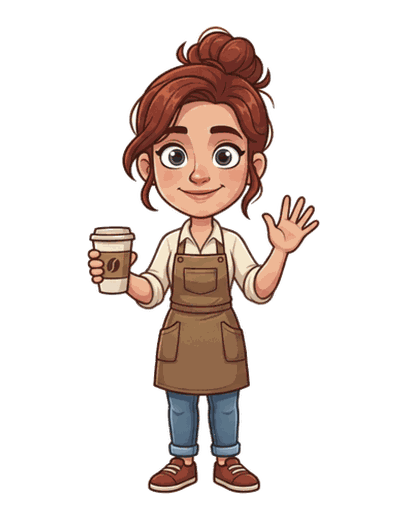Coffee Shop Owner mascot