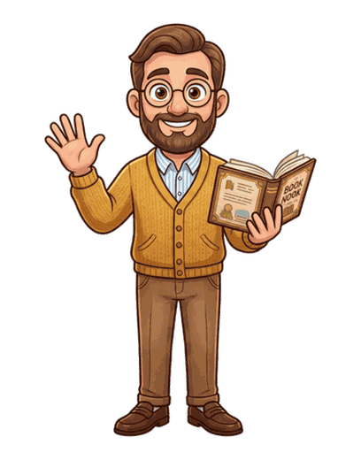 Bookstore Owner mascot