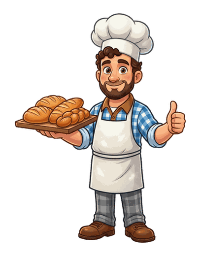 Bakery Owner mascot