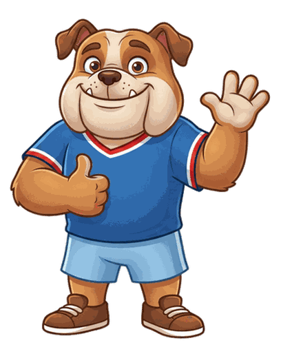 Bulldog mascot mascot