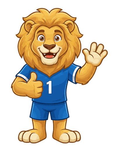 Lion mascot mascot