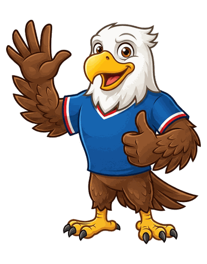 Eagle mascot mascot