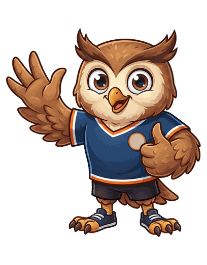 Owl mascot mascot