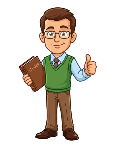 Bookkeeper mascot