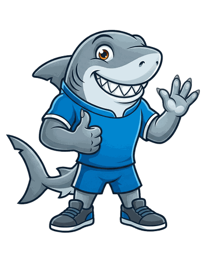 Shark mascot mascot
