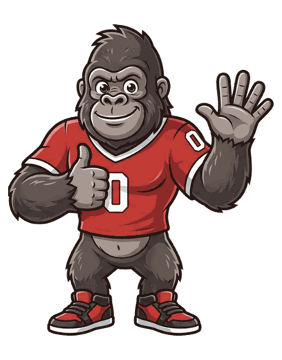 Gorilla mascot mascot