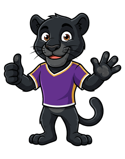 Panther mascot mascot