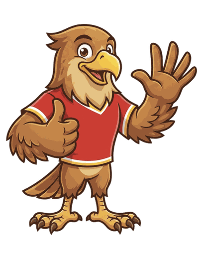 Hawk mascot mascot
