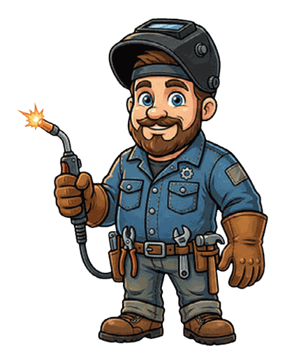 Welder mascot