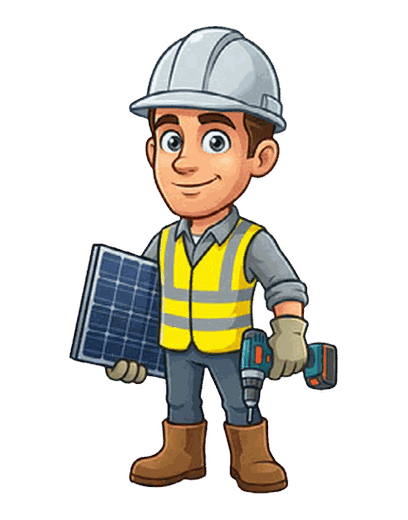 Solar Installer mascot