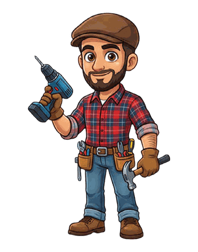 Handyman mascot