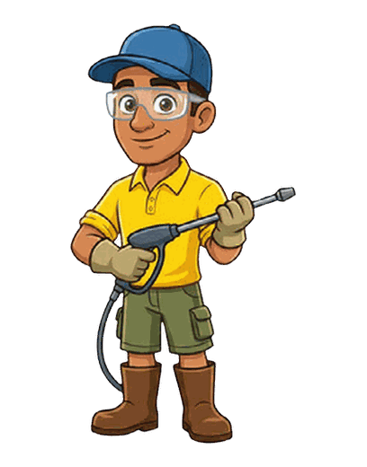 Pressure Washing mascot