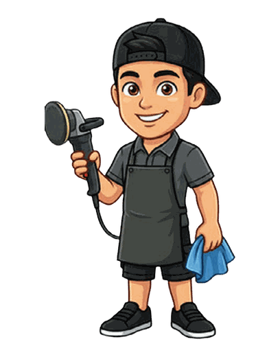 Auto Detailer mascot