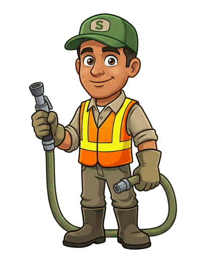 Septic Service mascot