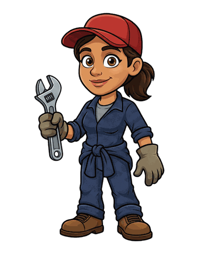 Mobile Mechanic mascot
