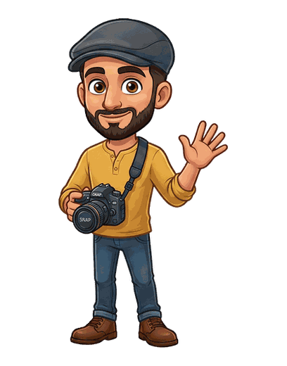 Photographer mascot